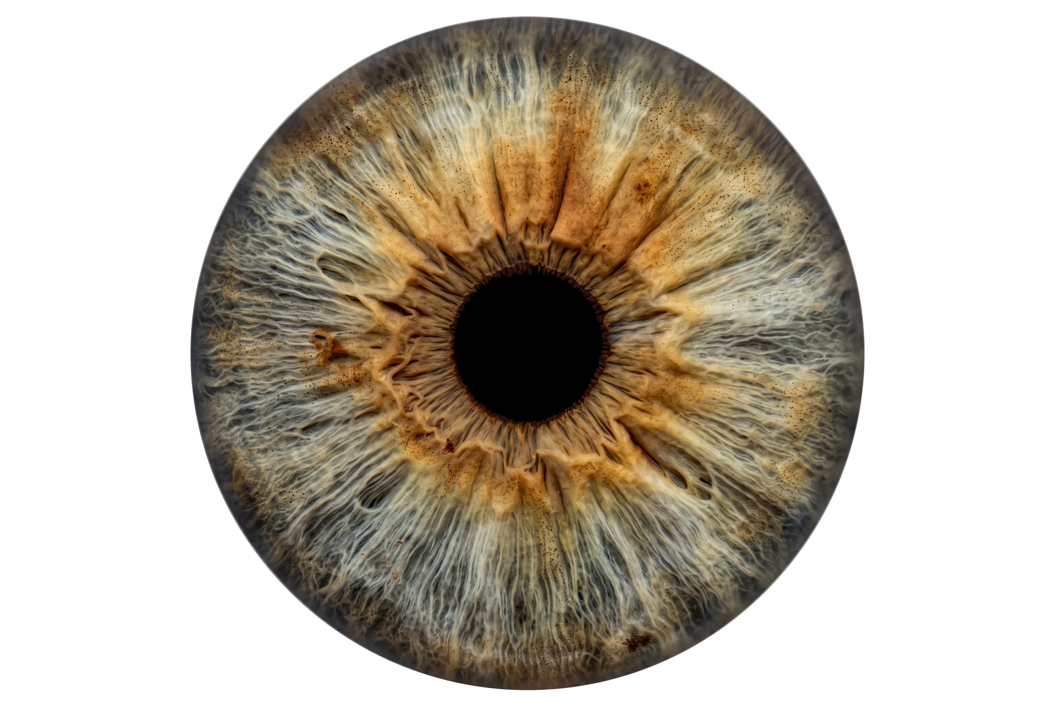 Finished dimensional 4K iris created in IRISORA Studio